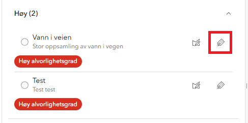 Emneknagg-knapp