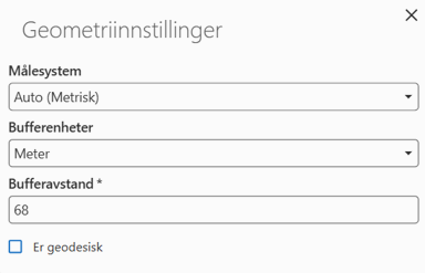 bufferinnstillinger