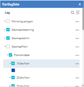 Kartlagliste