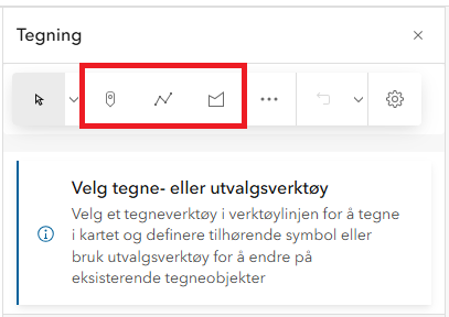 Velg form for påtegning